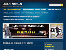 Tablet Screenshot of laurentmaroleau.com